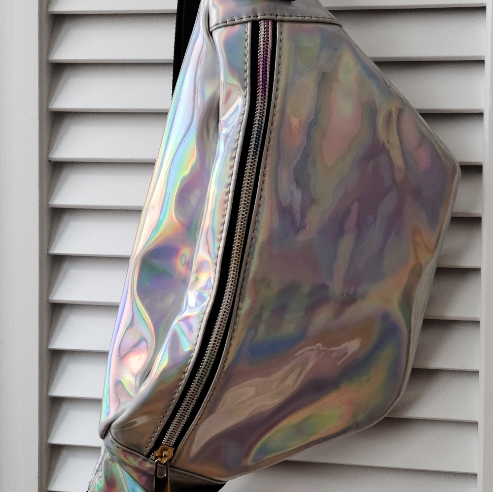 Rainbow Iridescent Fanny Pack